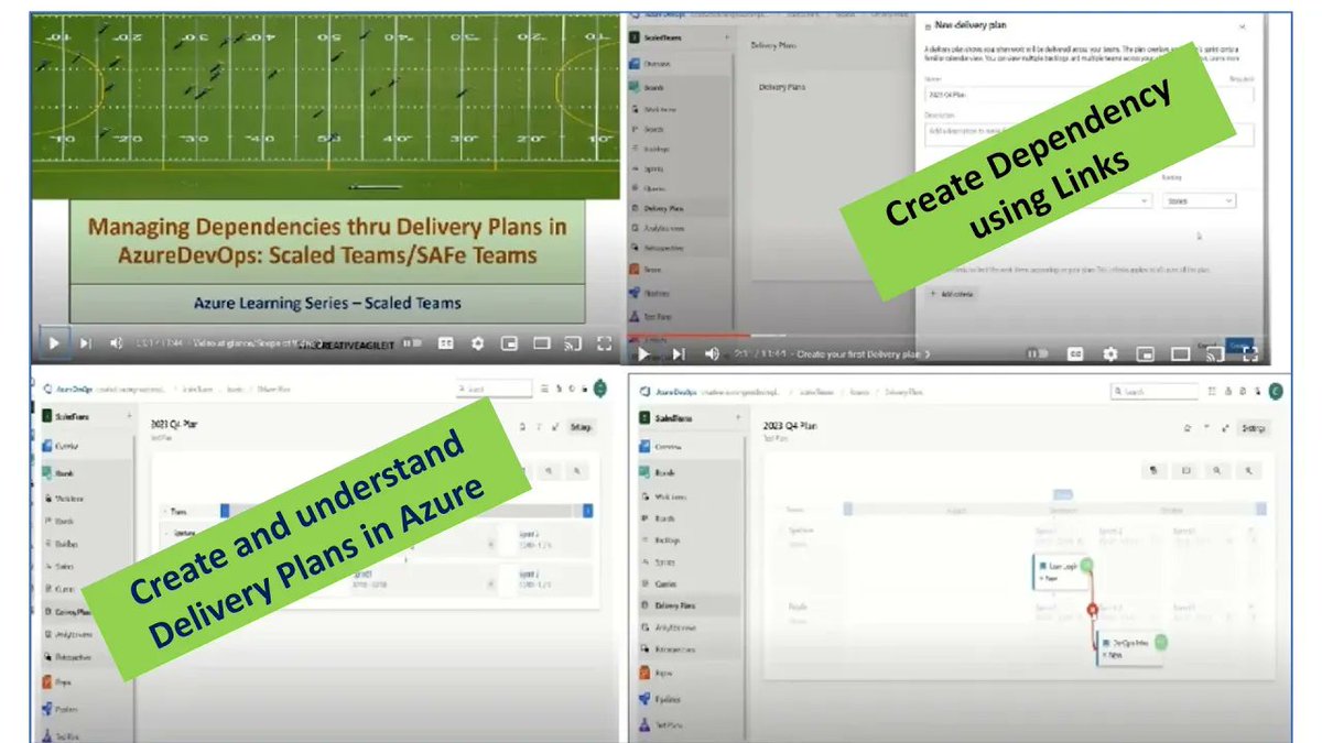 TCAgileIT5576's tweet image. How to create Dependency in Azure and use Delivery Plans to manage/view dependencies in multiple Agile Scaled teams environment using AzureDevOps #Azure #azurelabs #agile 

youtube.com/watch?v=HNi8sT…