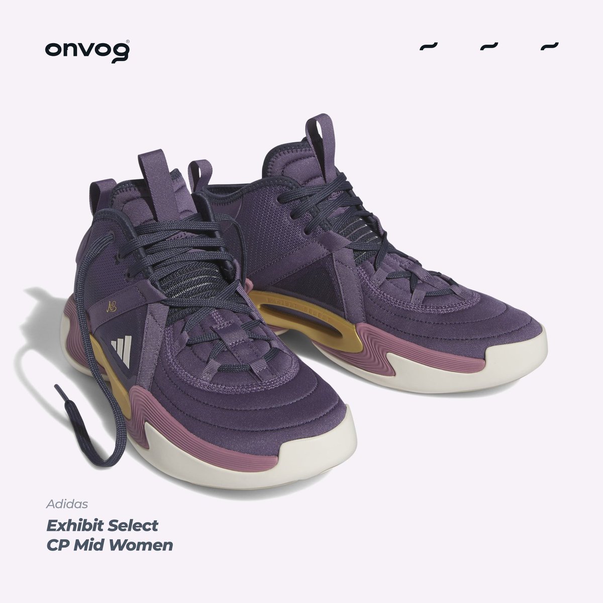 Step up your game with the Adidas Exhibit Select CP Mid for Women (IE9338)! Get your pair now at onvog.com or visit us at onvog.com/map #ONVOG #Adidas #ExhibitSelect #WomenFitness