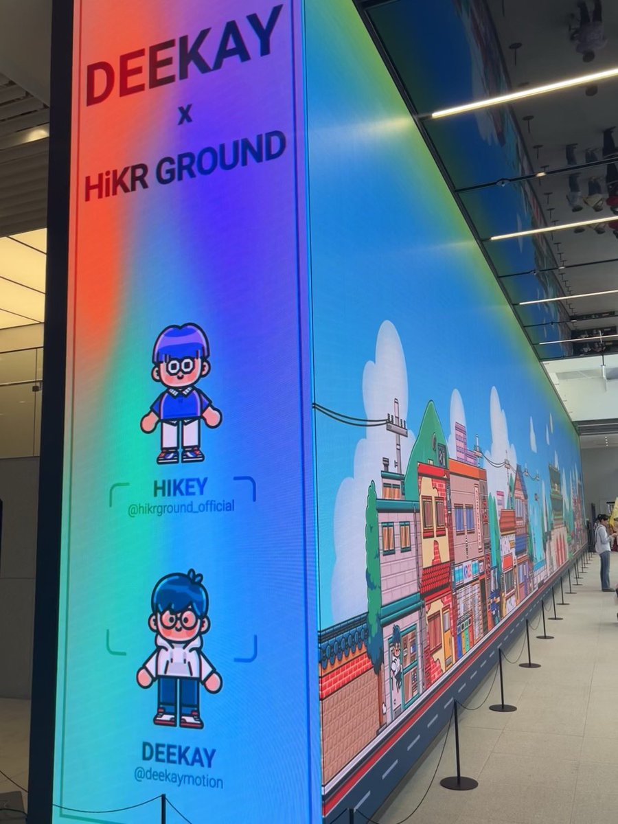 DenisHurley's tweet photo. Fantastic @deekaymotion exhibit @ HiKR Ground in Seoul. When can we see these animations in IMAX? https://t.co/hdQLicy0Y0