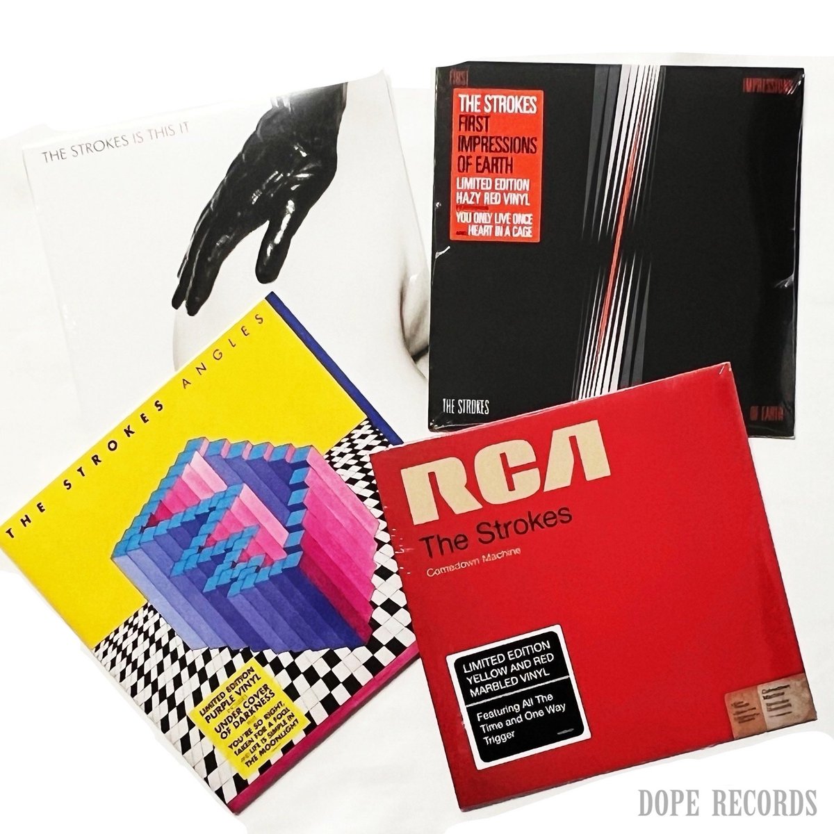 dopekorea's tweet image. &apos;스트록스(The Strokes)&apos; 1집 화이트 커버 재킷과 컬러반들이 재입고 되었습니다.

•  Is This It (화이트 커버반)

•  First Impressions of Earth (헤이지 레드 컬러반)

•  Angles (퍼플 컬러반)

•  Comedown Machine (옐로우 &amp;amp; 레드 마블 컬러반)

#스트록스 #thestrokes #isthisit