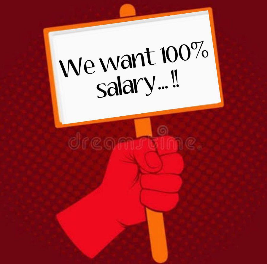 हम लेके रहेंगे 
#FullSalaryFromAppointment