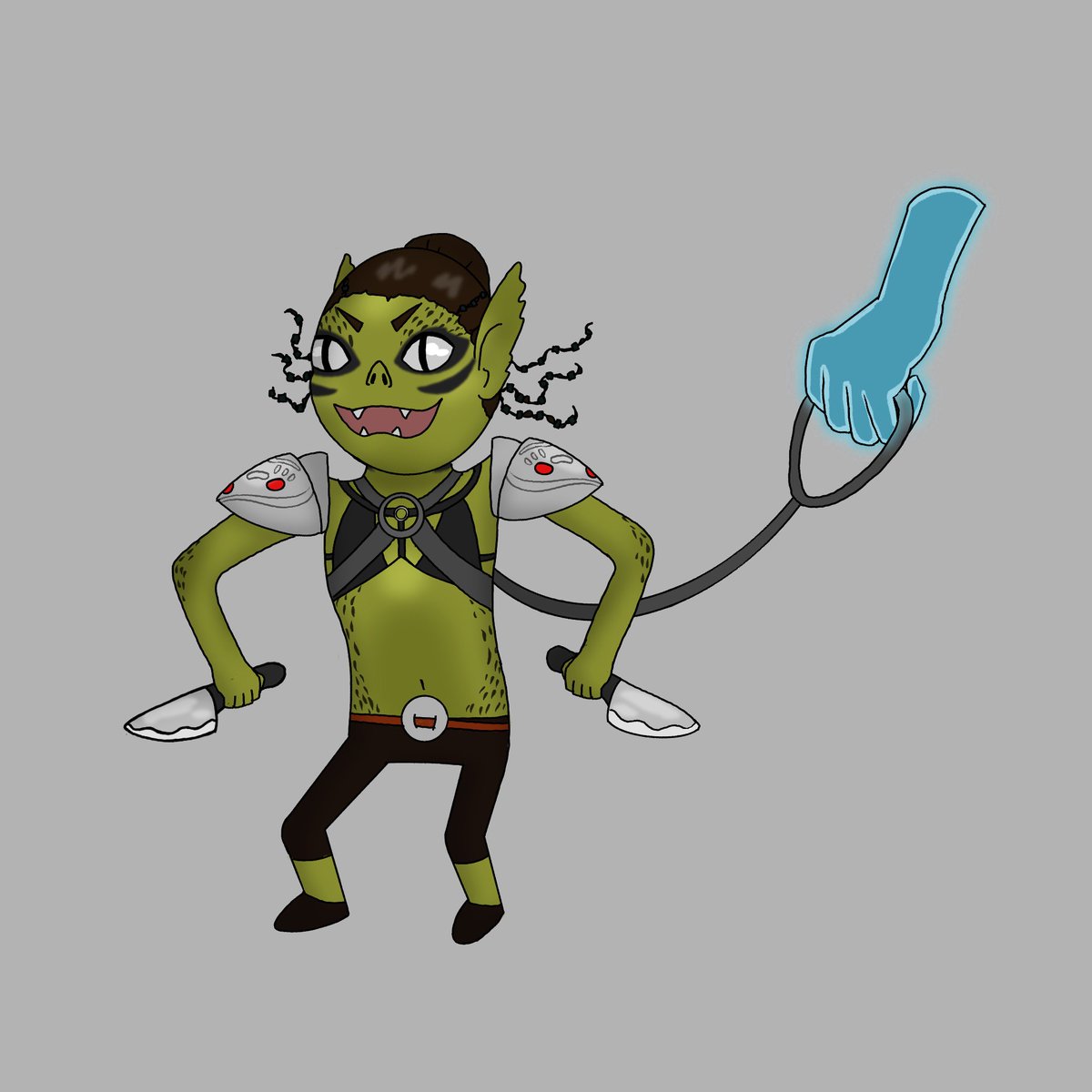 I’m making some drawings as I play through boulders gate. Here is my first one, it’s Lea’zel being put on a time out leash. 

I’ll be making more and they will problem be focussed on my characters love life. Still in act one tbh.

#bauldersgate3 #Laezel #timeout #fanart