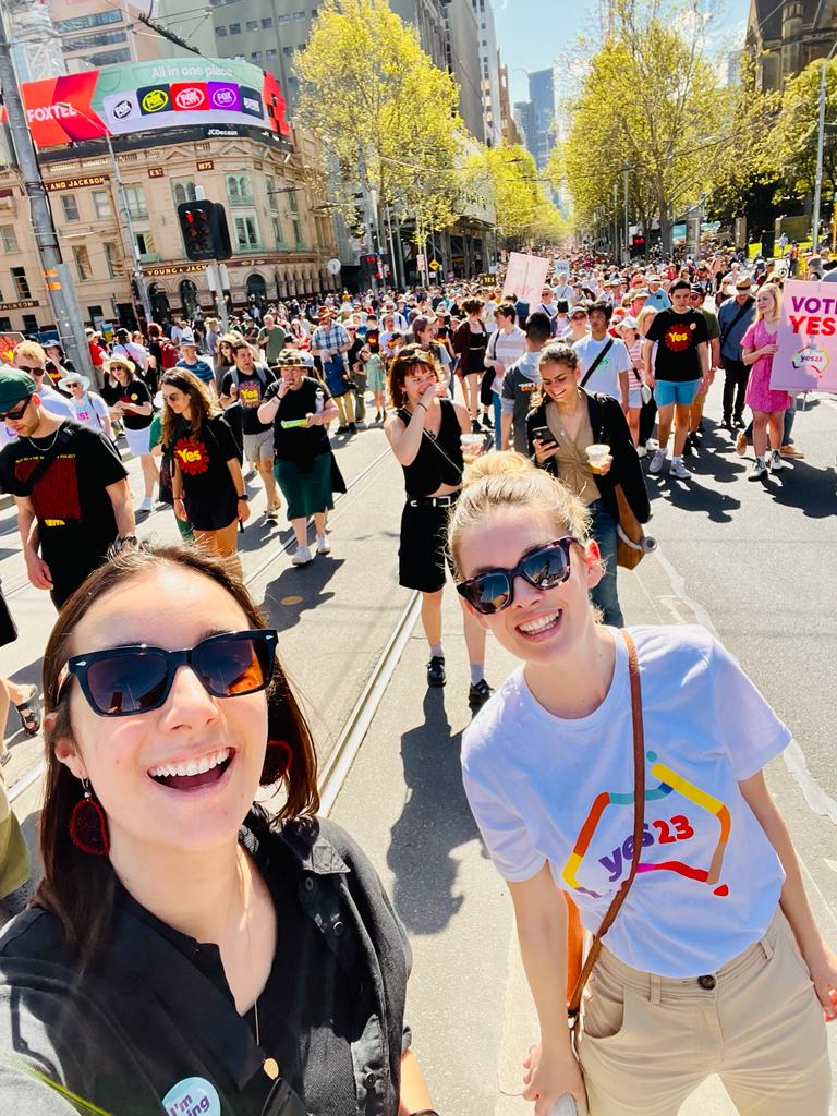 Incredible to join tens of thousands in Naarm/Melbourne to march for Voice, Treaty, Truth. When we listen to people about the decisions that affect them, we get better results. It's time to listen #Yes23 <a href="/yes23au/">The National Gathering</a>