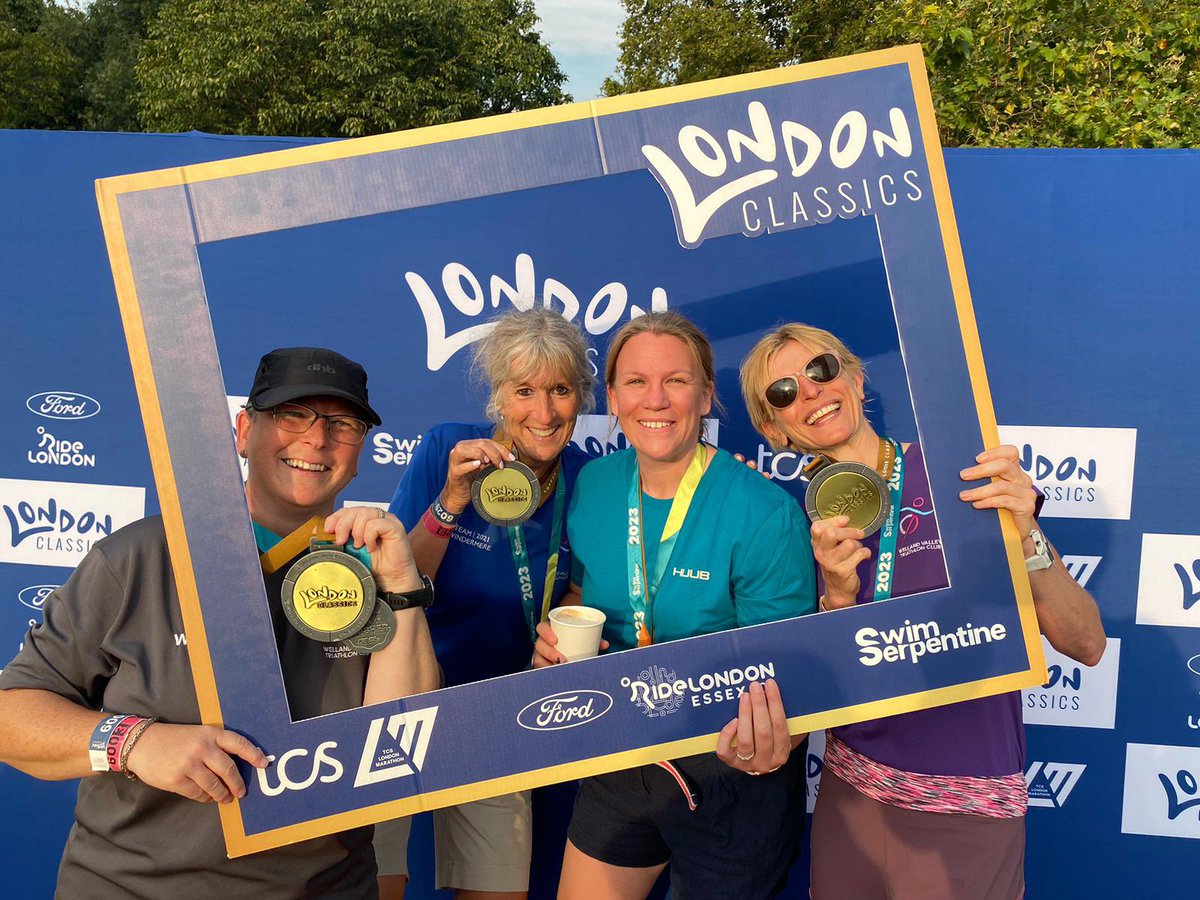 FionaT453's tweet photo. Whoo hoo … what a day @SwimSerpentine 2 miles and the #LondonClassics medal 🏅 🥳🏊🏻‍♀️🚴‍♀️🏃‍♀️😎 https://t.co/qP4uJ8WxTk