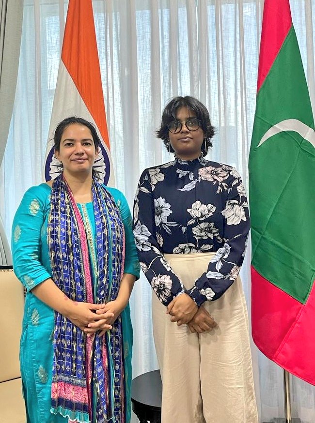 Best wishes to 01 Officer from @MoHmv 🇲🇻 who is going to #India 🇮🇳 to participate in an @ITECnetwork training on 'Chemical Analysis of Narcotics Drug & Psychotropic Substances & Precursor Chemicals' from 11-22 Sept'23 at Central Revenues Control Laboratory, @cbic_india. 🇲🇻🤝🇮🇳