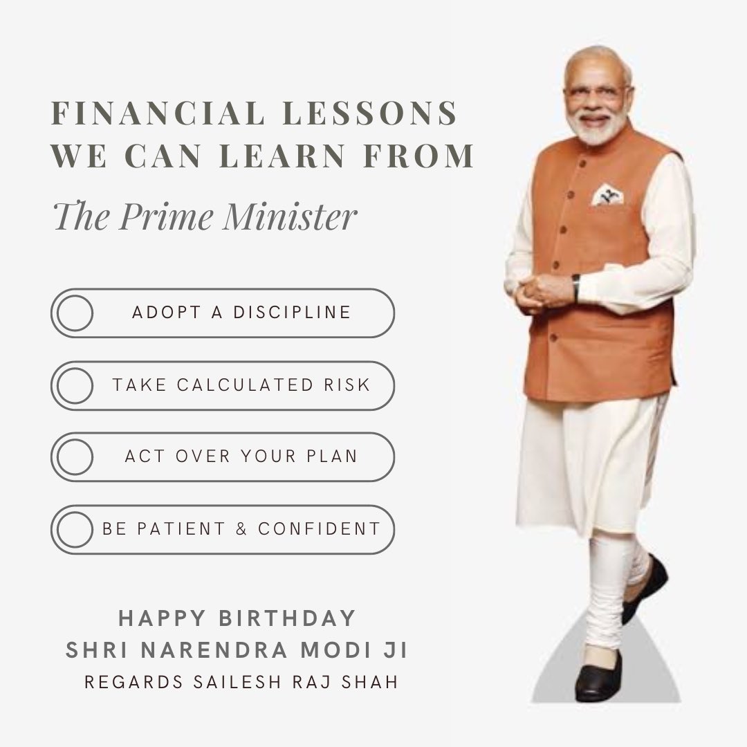 sailesh4a's tweet photo. Happy Birthday Shri @narendramodi Ji. Appreciate your efforts in growth of #Bharat https://t.co/iX9m1ofaGL