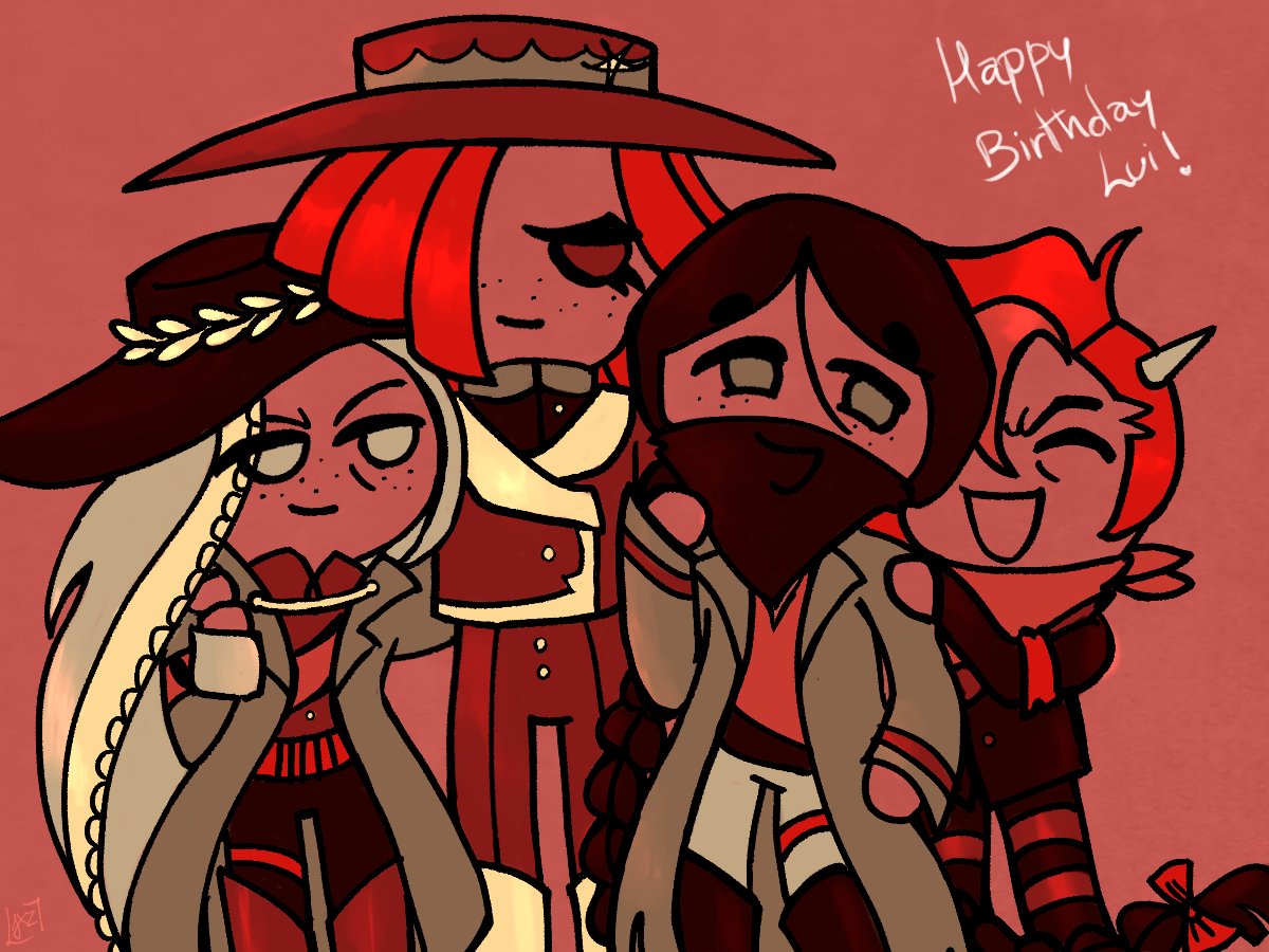 For my bestie @InMyTimeWe FELIZ CUMPLEAÑOS WEY!!! 🎉🎂💖

I miss and love little mischievous Bandit and his family so much! 🥹 🫶