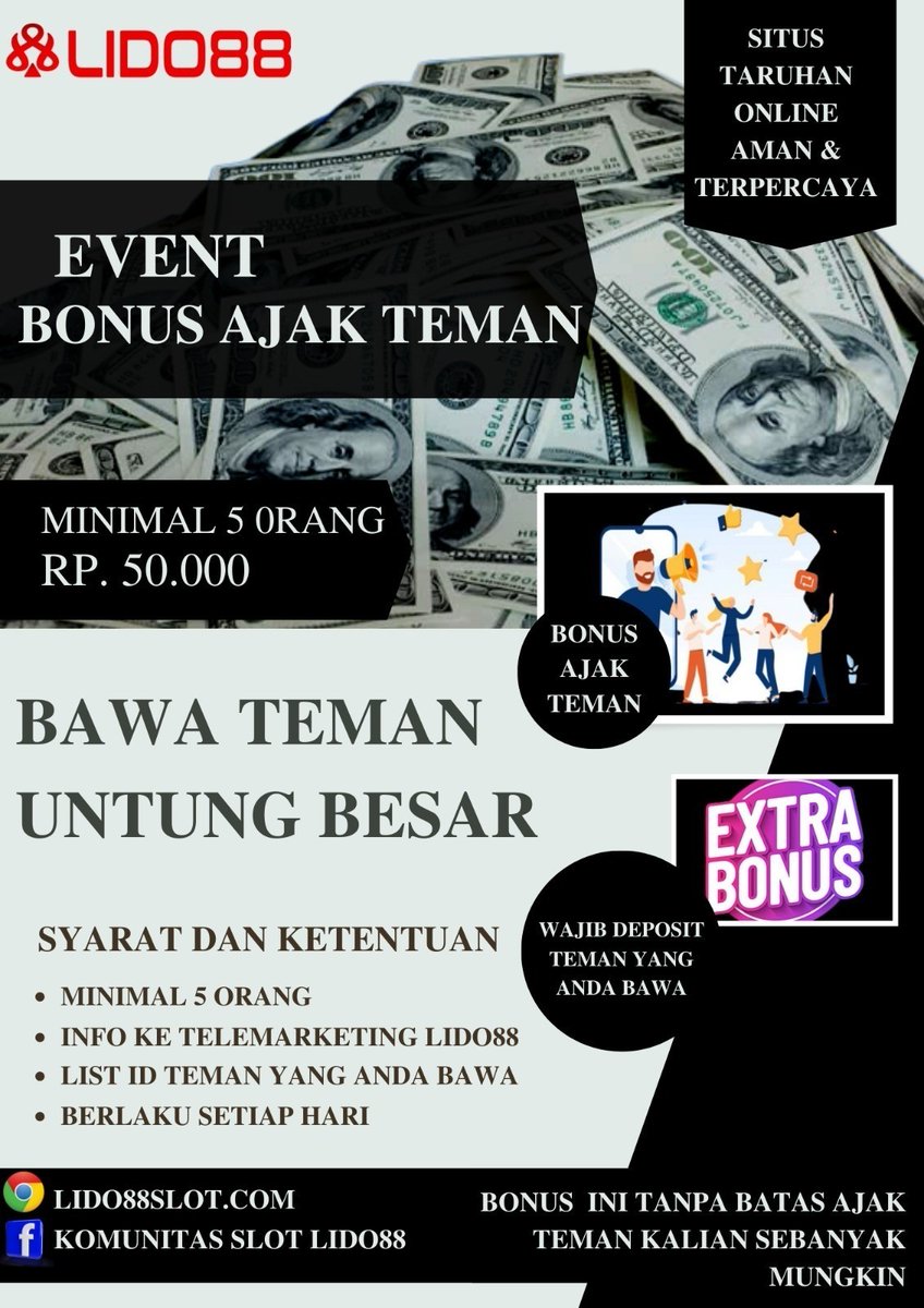 ivanafrans03's tweet photo. Situs Resmi LIDO88
Banyak EVEN2 menarik setiap harinya
https://t.co/MFxJVLFVYp https://t.co/RyI7qAwj86