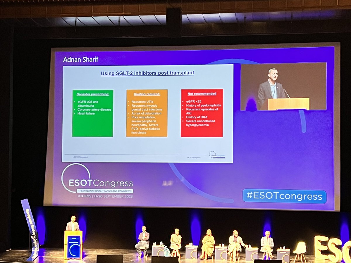 Excellent points on post-transplant diabetes management by @AdnanSharif1979 #ESOTcongress
@danechoward @HannahBeba @UKODTRN