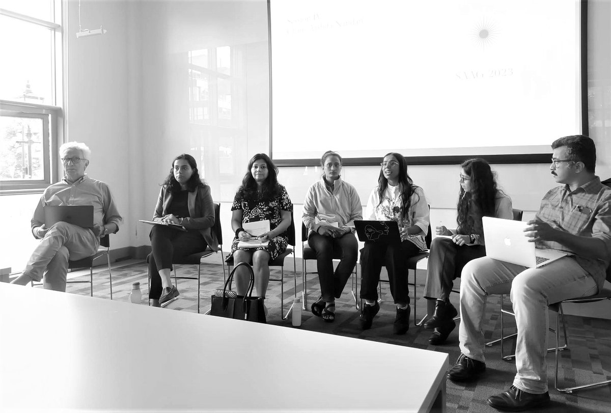 DilebJaan's tweet photo. #SAAG2023 over last three days was an incredible space to share 'Countercurrents' with peers and established scholars in anthropology of south Asia. Facilitated by @moonjiboi @SOASanthro🤓Shout outs to @SambhaviGanesh @PsSomingam @manabika_m @thomherzmark @ryder_withawhy @rh478 https://t.co/3UXSwUNLaW
