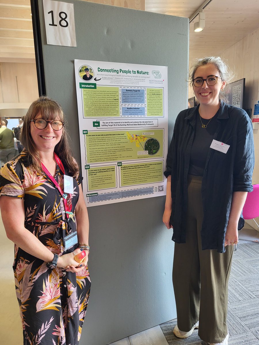 DrSamWard's tweet photo. @NTU_ARES @ntu_research @bridget_sci and I with her poster (@hill_rowenahill and @Andymo also share the delight in supervising) https://t.co/6p4nHO2d9x