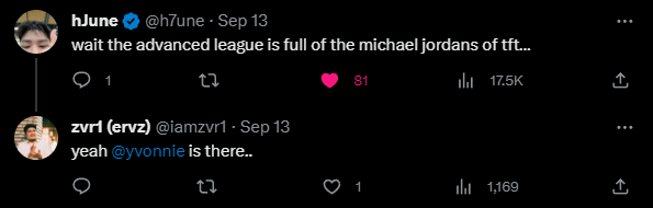 Gilthwixt's tweet photo. @crofts Toast and Scarra consistently get Masters every set. This is the first time I'm actually looking at the rest of the roster but damn, they stacked Advanced with Pro players lmao. I'll be rooting for you though. https://t.co/G6XJJjRRQB