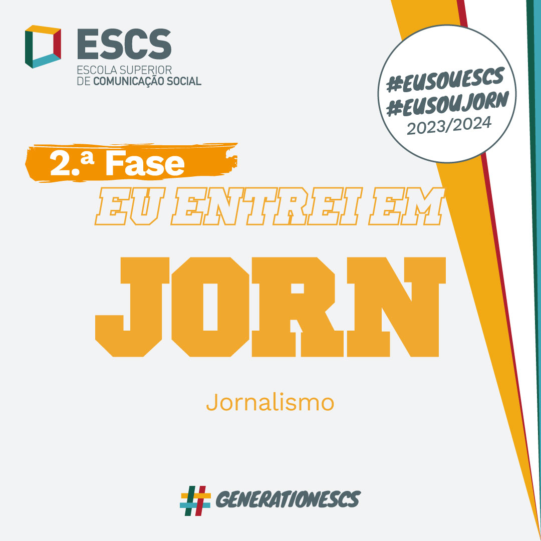 ESCS's tweet photo. A ESCS dá as boas-vindas aos/às novos/as estudantes. 🤩 Muitos parabéns pelo vosso ingresso no Ensino Superior! 👏👏👏 É com imensa honra que vos recebemos na família escsiana. 😊 #EuSouESCS #EuSouAM #EuSouJORN #EuSouPM #EuSouRPCE #GenerationESCS 💙💛❤️💚 https://t.co/CfgzkcMIFm