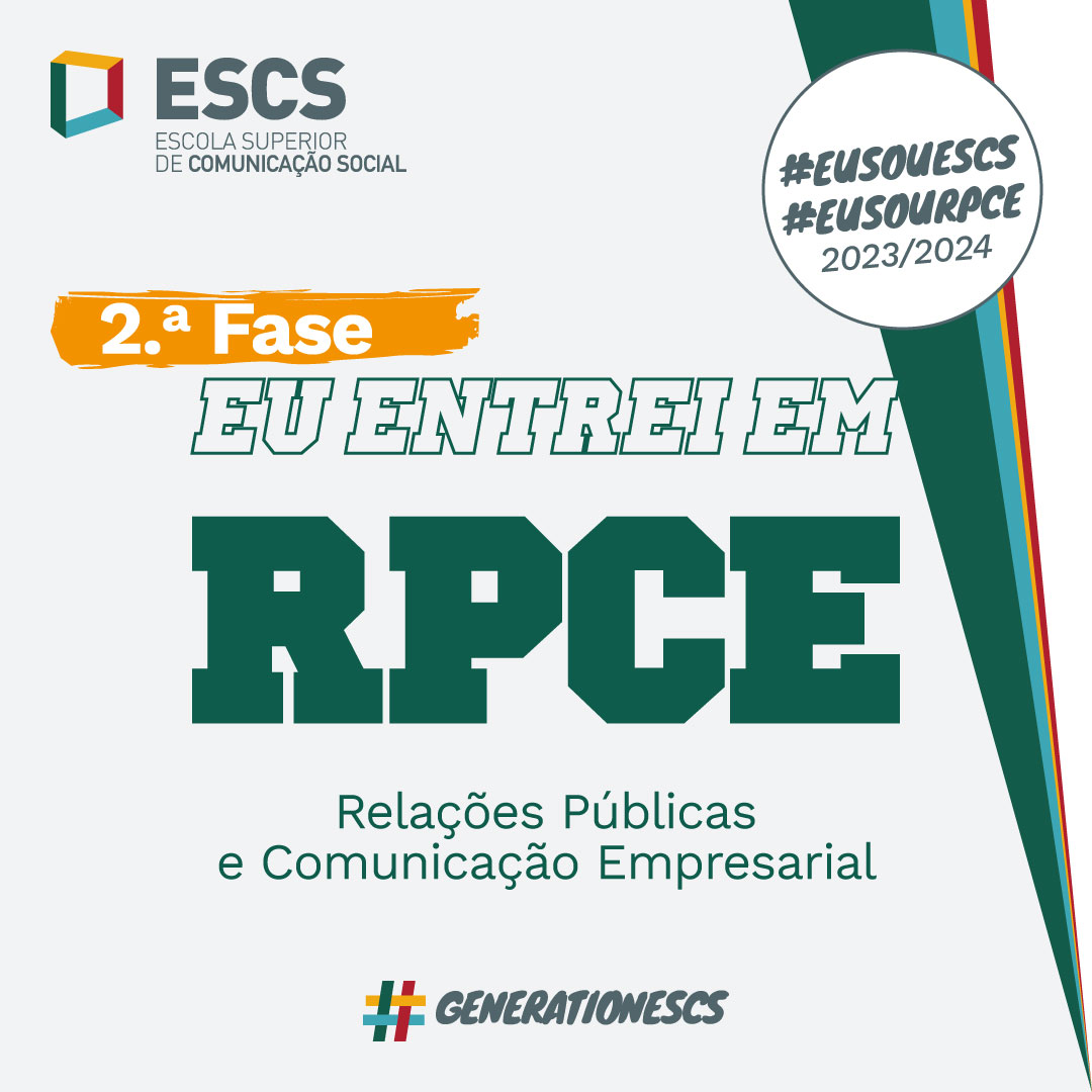 A ESCS dá as boas-vindas aos/às novos/as estudantes. 🤩 Muitos parabéns pelo vosso ingresso no Ensino Superior! 👏👏👏 É com imensa honra que vos recebemos na família escsiana. 😊 #EuSouESCS #EuSouAM #EuSouJORN #EuSouPM #EuSouRPCE #GenerationESCS 💙💛❤️💚