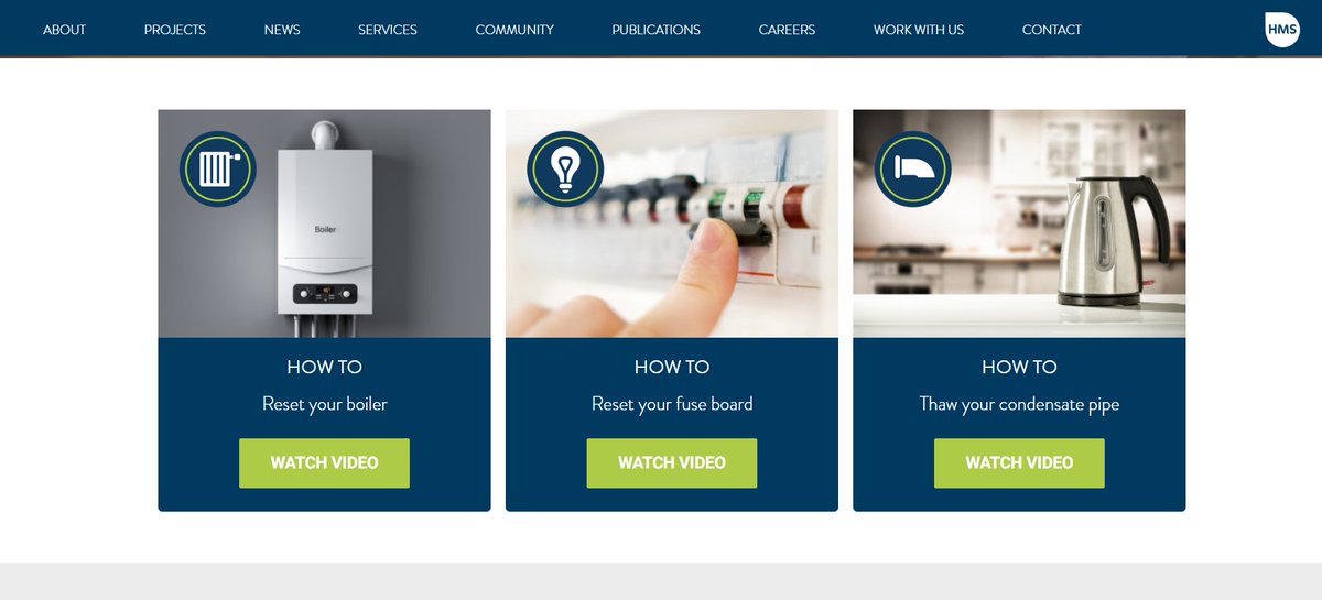 With winter just around the corner, it’s good to know what to do in the unfortunate event that your boiler breaks down.

Our #GasSafe engineers have created some handy guides to talk you through resetting your boiler.

👉 hmsworks.co.uk/howto

#GSW23 #GasSafetyWeek