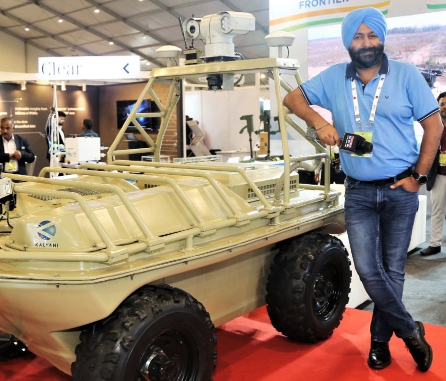 #MakeInIndia
#IndeginisationOfIndianMilitry
#AtamNirbharBharat 
With Unmanned All Terrain Vehicle