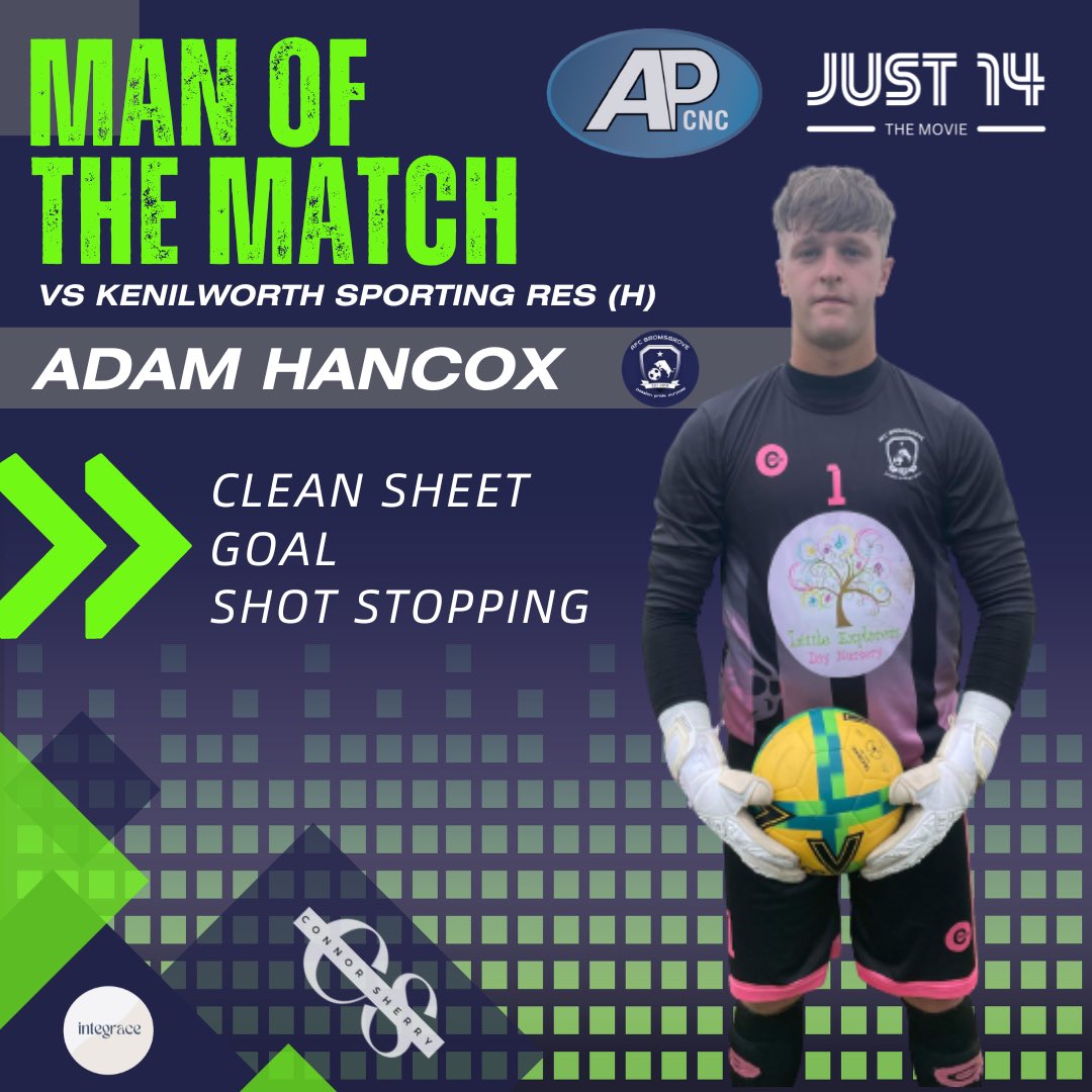 Yesterdays Man of the Match with an outstanding display in goal is <a href="/AdamHancox4/">Adam Hancox</a> topped off with a goal from his own half. 

<a href="/Connorsherry3/">Connor Sherry</a> <a href="/Just14TheMovie/">Just14TheMovie</a> <a href="/__Integrace/">Integrace</a> 

#UpTheGrove🦁