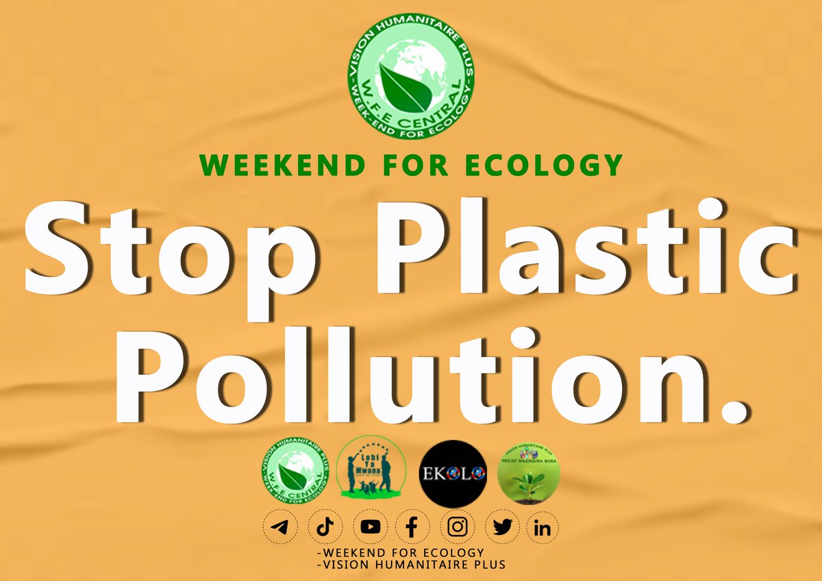 #StopPlasticPollution 
#WeekendForEcology