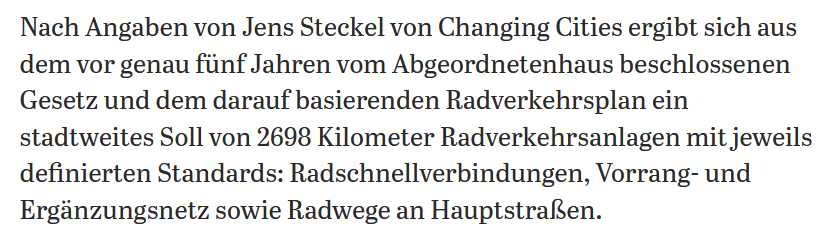 unzulaenglich's tweet photo. Rot-Rot-Grün bejubelte vor 5 Jahren das #Radgesetz.
Doch typisch für Berlin: von den geplanten 2.698 km Radinfrastruktur wurden nur läppische 121 km überhaupt umgesetzt.
Und nun schafft #Wegner die angeblich schlimme "Benachteiligung des Autos" ab.
https://t.co/WbpALTKOLR https://t.co/S177v70u3Z
