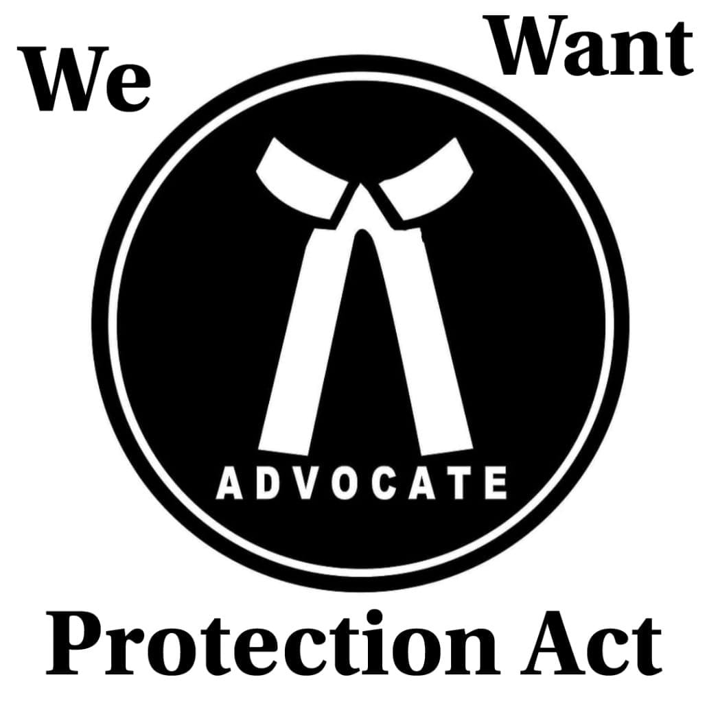 We want Advocate Protection Act. #WewantAdvocateProtectionAct
#AdvocateProtectionAct