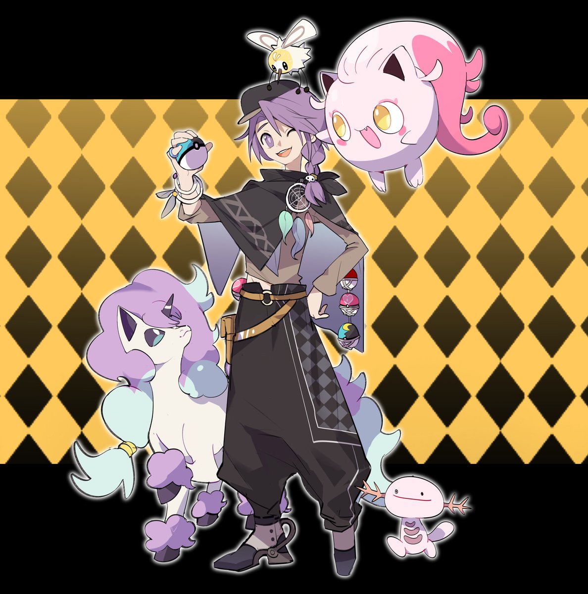 ヒュ🏹第三次进行一个东施的效颦啊啊啊啊发现有忘了上色的地方……