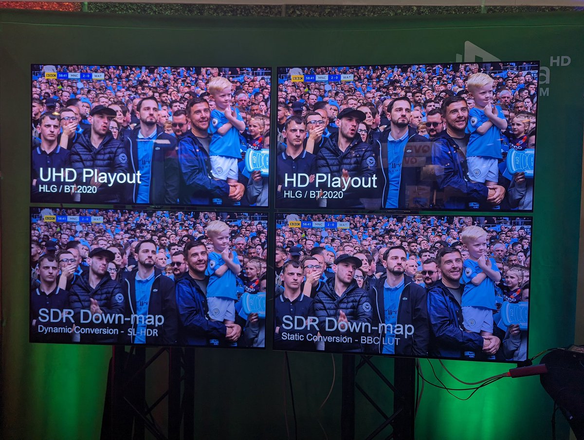 Want to understand how to enable the delivery of Ultra HD content in an effective manner, and see real world examples of HD HDR sports, come to 10.C09 and use your very own eyes to see the difference