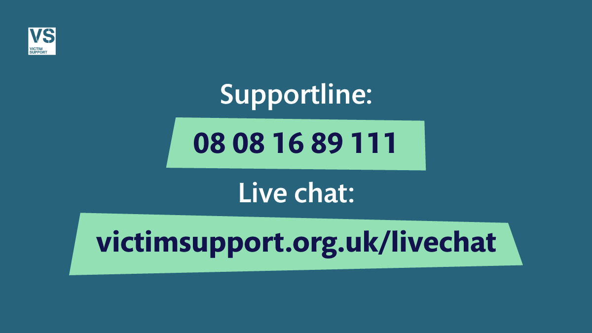 Victim Support tweet media