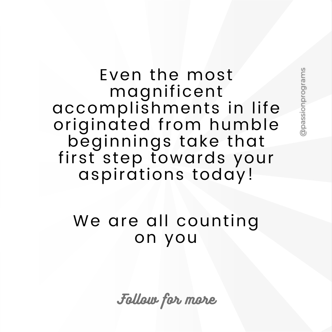 PassionPrograms's tweet photo. 🌟 "Even the greatest structure ever built had a beginning." 🏗️

Every journey starts with a single step, and every monumental achievement begins with a spark of inspiration. Embrace your dreams and start building your extraordinary future today! 💪🌠 #DreamBig #Inspiration https://t.co/8USQ5hfo5n