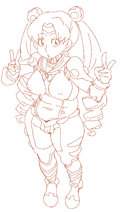 熟れっ娘らしく少し肉付きが良い対魔忍ミサト。 