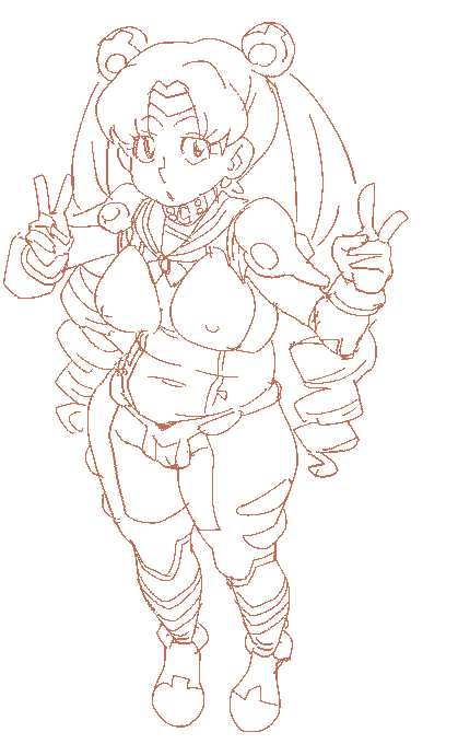 熟れっ娘らしく少し肉付きが良い対魔忍ミサト。 