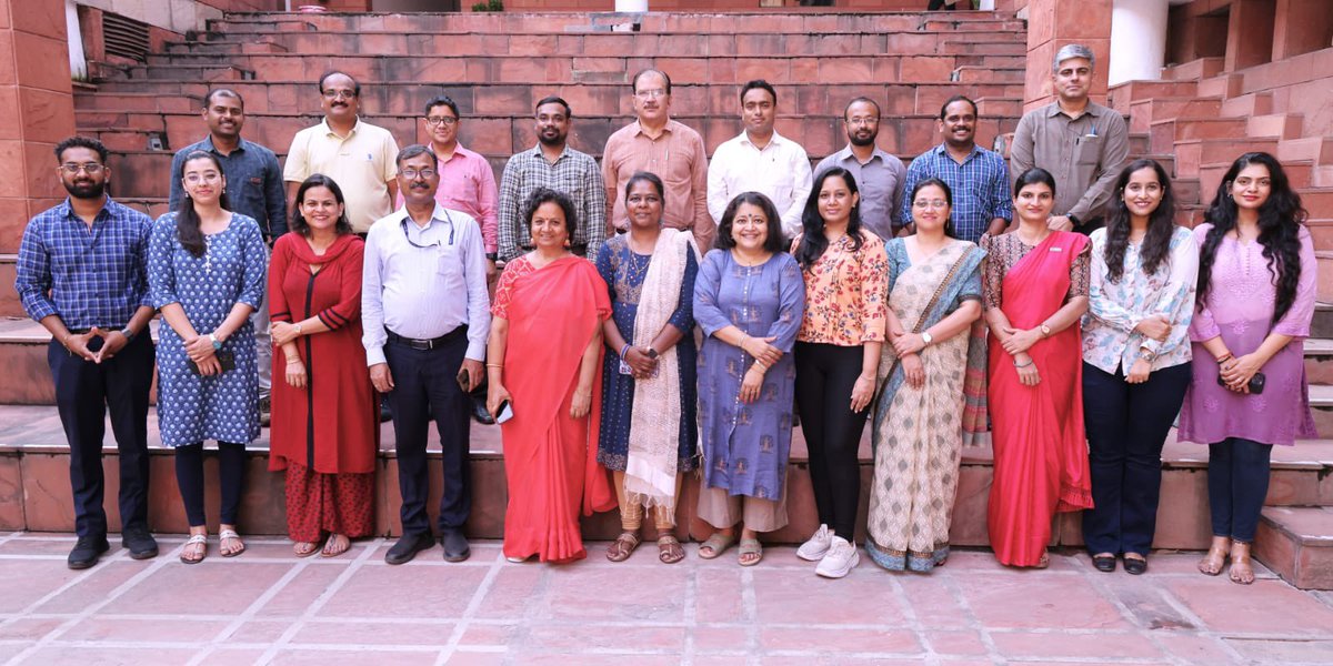 ncert's tweet photo. Glimpses of the 3-days Workshop for the "Development Training Package on Cyber Safety and Security for Master Trainers in States/ UTs/ Autonomous Organizations" and the workshop for the development of Cyber Safety and Security Awareness Research Tools" held at CIET-NCERT https://t.co/F194asgbCL
