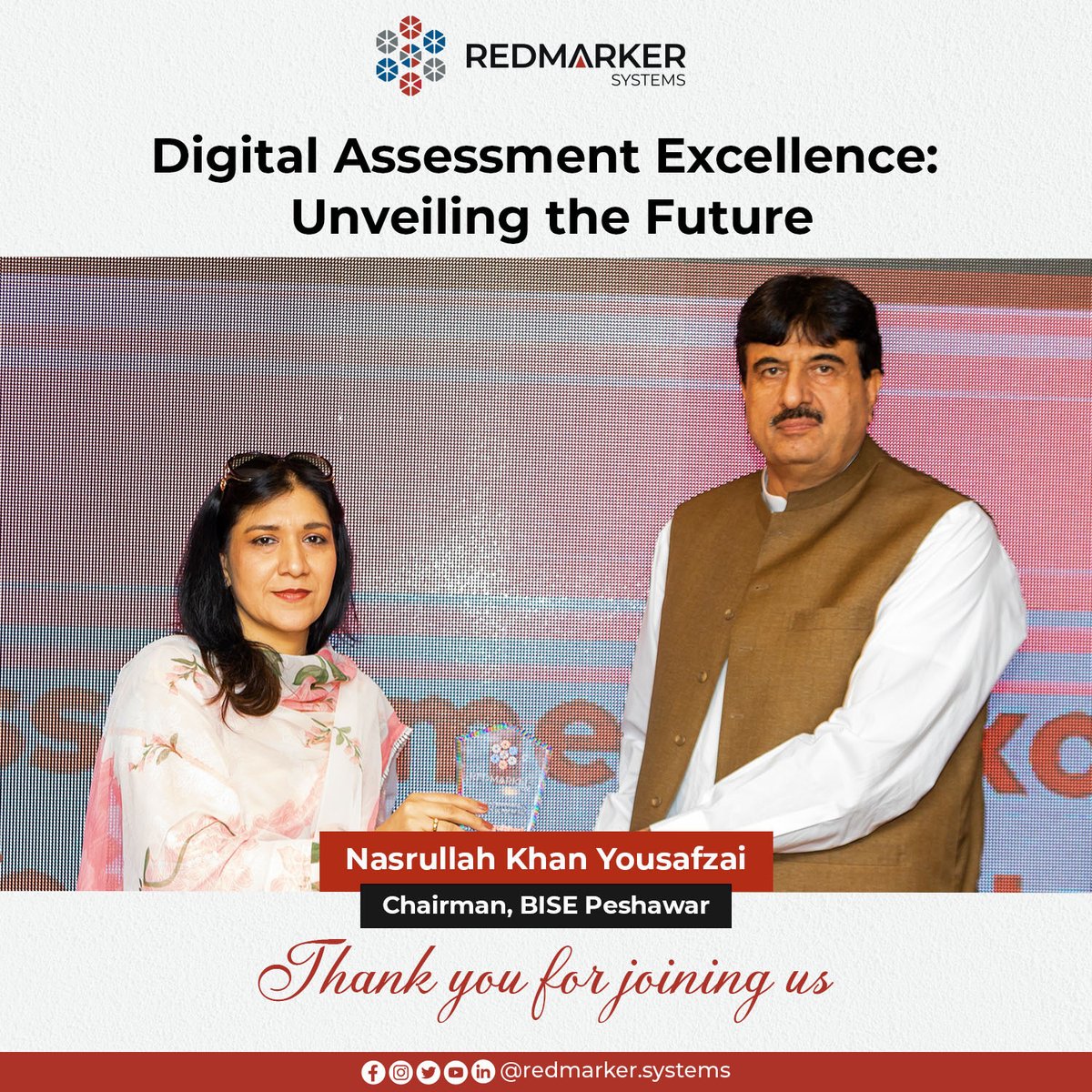 redmarkersystem's tweet image. Flashback to the Exciting EdTech event!

RedMarker Systems recently organized an enlightening educational technology event, and we were honored to have Mr. Nasrullah Khan Yousafzai, Chairman of BISE Peshawar, grace us with his presence.

#EdTechEvent #BISEP #RedMarkerSystems