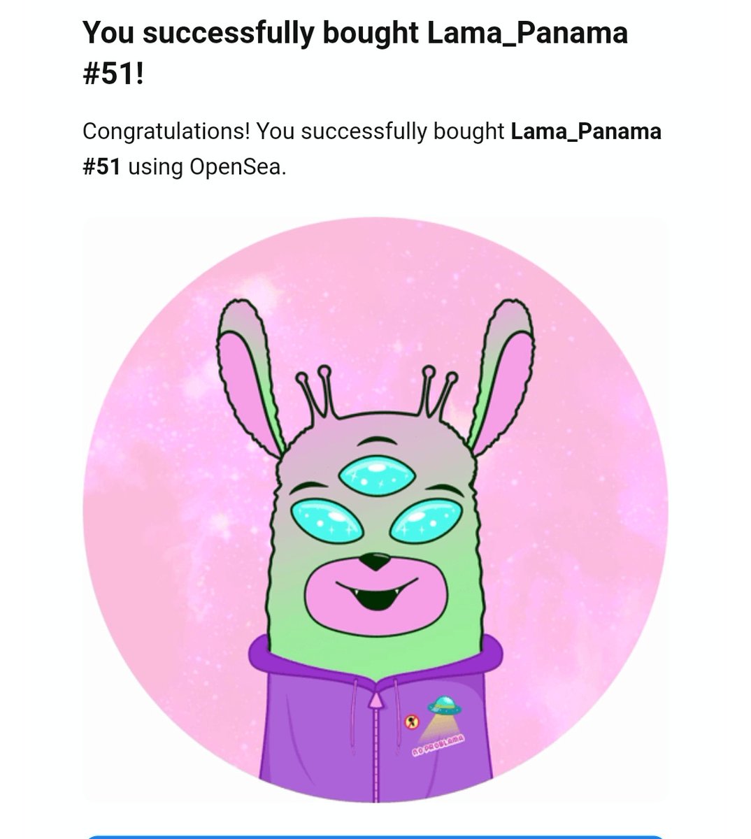 Good Sunday morning #NFTCommunity 

Autumn is trying to get me with nasty colds, but I fight desperately  😈😝

Look what beauty from the magical <a href="/LamaPanamka/">Rina_NFT</a> I now have! 😍

😉👉By the way, she is currently having a September event
One more reason to get yourself a cool lama 🥰