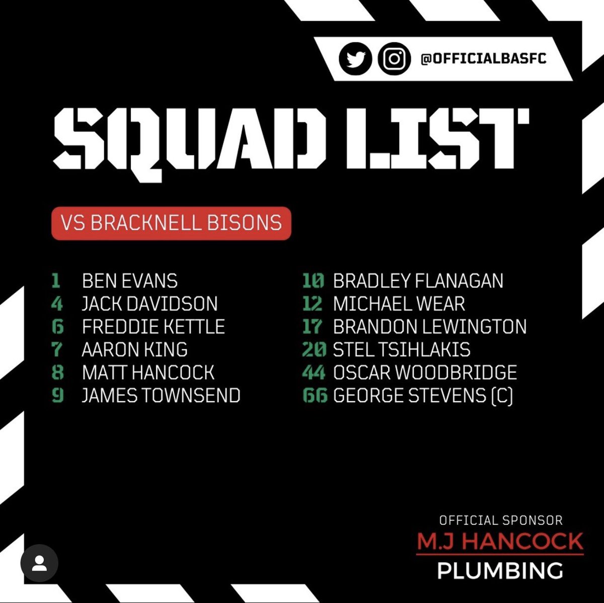 BAS F.C. (@officialbasfc) on Twitter photo Back in action this morning after a sensational 10-0 cup win in our opener. 🔥 It's our first league game of the season, and we're taking on the <a href="/BBisonsFC/">Bracknell Bisons Football Club</a>
🏆 League
🆚 Bracknell Bisons
📍 Great Hollands Crem, RG40 3DW
📅 Sun 17th Sept
⌚10:30 AM
#UpTheBAS Back in action this morning after a sensational 10-0 cup win in our opener. 🔥 It's our first league game of the season, and we're taking on the <a href="/BBisonsFC/">Bracknell Bisons Football Club</a>
🏆 League
🆚 Bracknell Bisons
📍 Great Hollands Crem, RG40 3DW
📅 Sun 17th Sept
⌚10:30 AM
#UpTheBAS