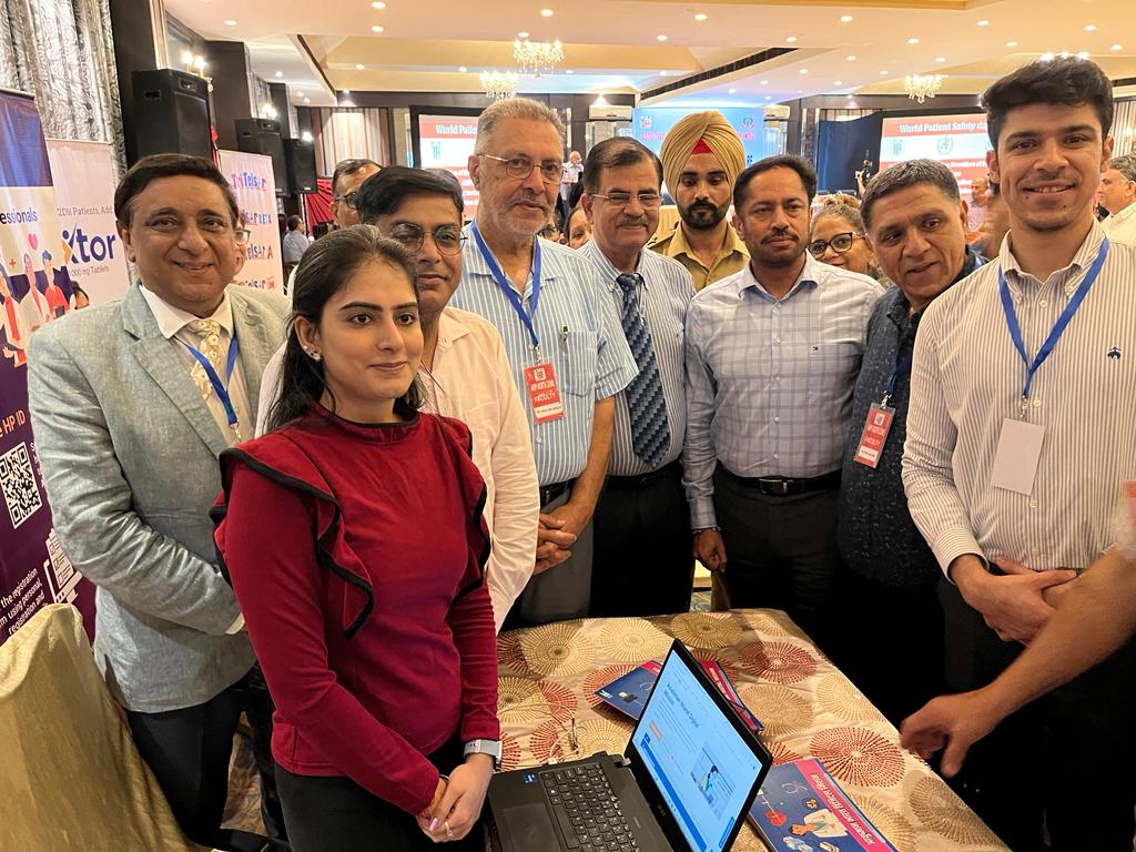 NHA team participated in the event organized by the Association of Healthcare Providers of India <a href="/ahpi_india/">Association of Healthcare Providers (India) - AHPI</a> North Zone Conclave, Jalandhar, on the occasion of World Patient Safety Day. 

Hon’ble Health Minister, Punjab <a href="/AAPbalbir/">Dr Balbir Singh</a> visited the stall and interacted with the team.