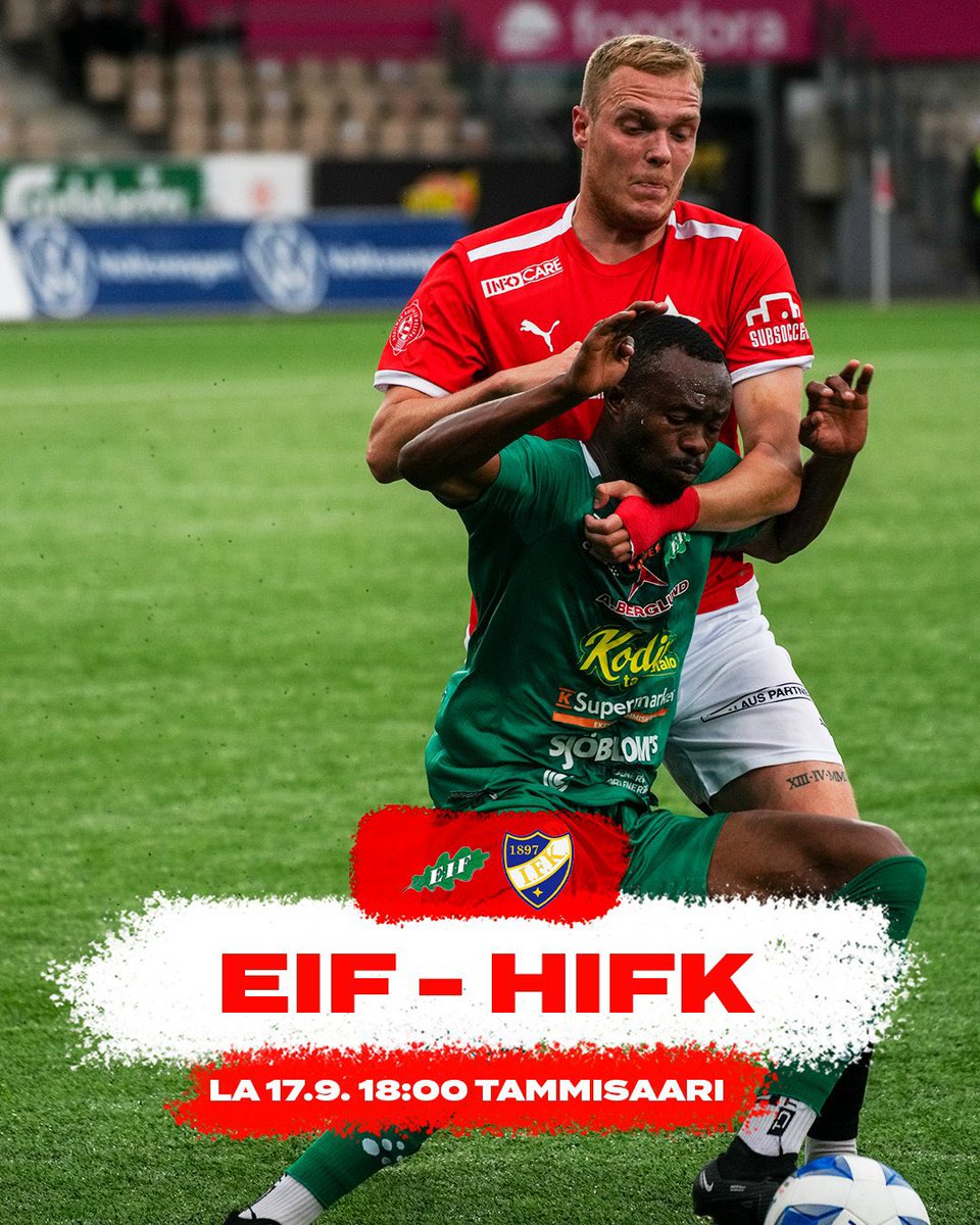 hifkfotboll1897's tweet photo. Pelipäivä! 🔴

HIFK aloittaa tänään jatkosarjan ottelut matkaamalla sarjakärki EIF:n vieraaksi Tammisaareen. 🔥

⭐️ Miesten Ykkönen
🆚 @EIFfotboll - HIFK
📅 Su 17.9. klo 18:00
🏟  Tammisaaren keskuskenttä
📺 Ruutu+

#HIFKFotboll @MiestenYkkonen https://t.co/99HIrRtGCe