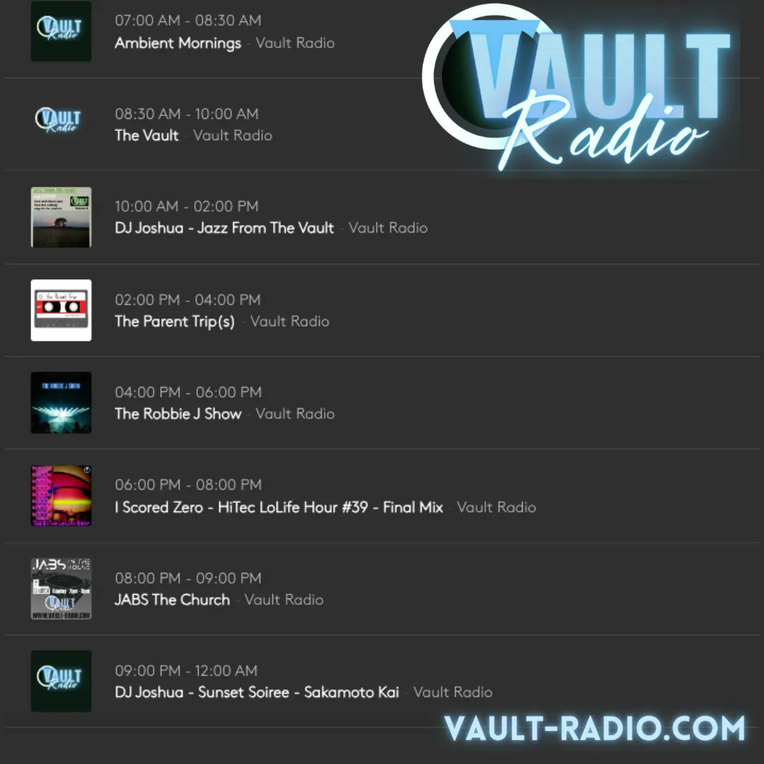S u n d a y &gt;&gt;&gt; 

vault-radio.com
