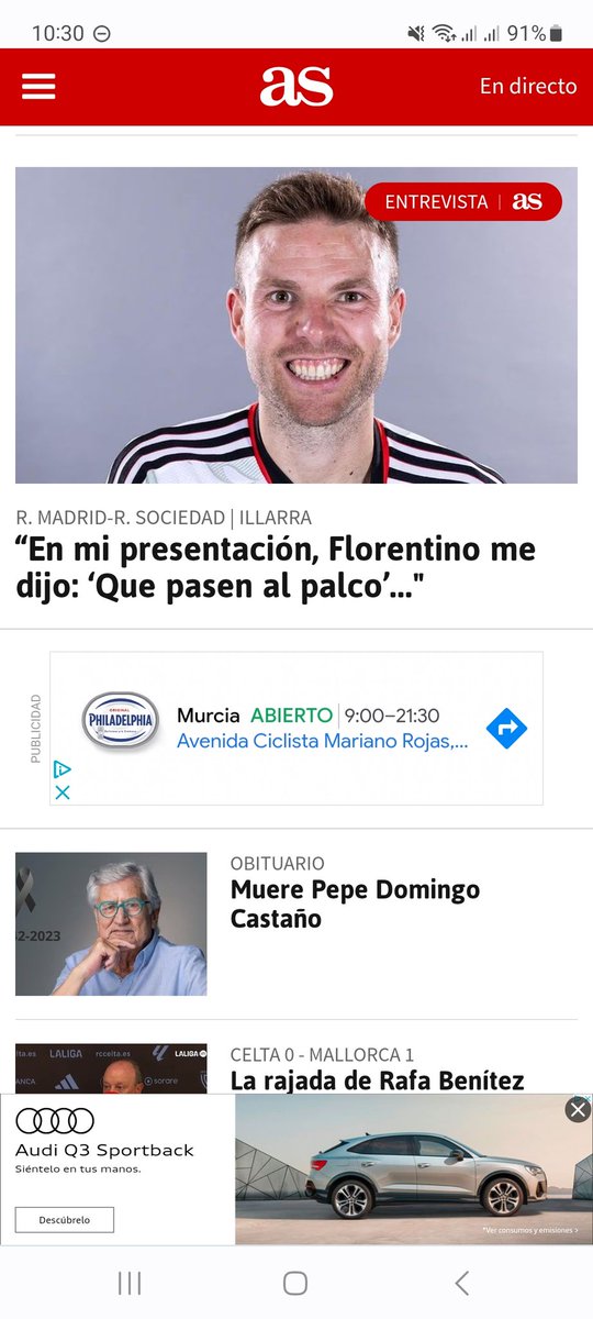 Las declaraciones de Illarramendi son más importantes que la muerte de una Leyenda como #PepeDomingo. Desde mi paso por la #CadenaSer (maravillosa a nivel compañeros eso sí) nada me sorprende del Grupo Prisa pero no deja de joderme su falta de valores.