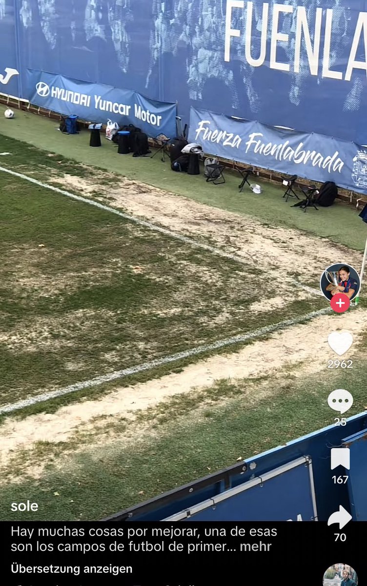 KitKatsChitChat's tweet photo. Imagine you are champions league winner &amp; some of your players just won the wwc and this is the pitch you have to play on in the first game of the new season. 

Womens football still has a lot of battles to fight. This is actually insane https://t.co/XVFvJTmDio