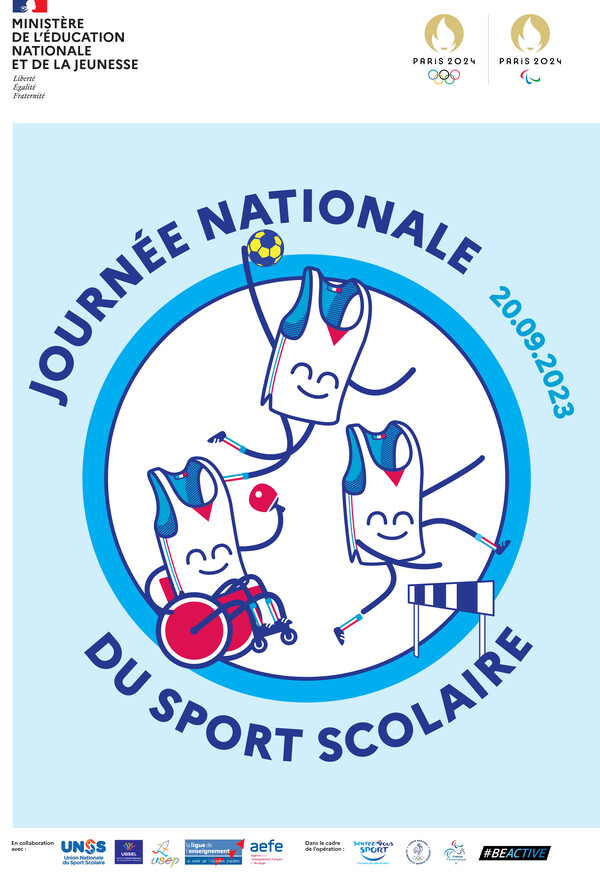 J-3 avant la #JNSS2023 🤾🏽‍♀️📷🤸prévue le 20/09/23 pour tous les élèves de 6ème - du collège Sévigné. Ateliers sportifs - valeurs de l'olympisme 🏅 et bien-être 🧘‍♂️- Merci aux encadrants.