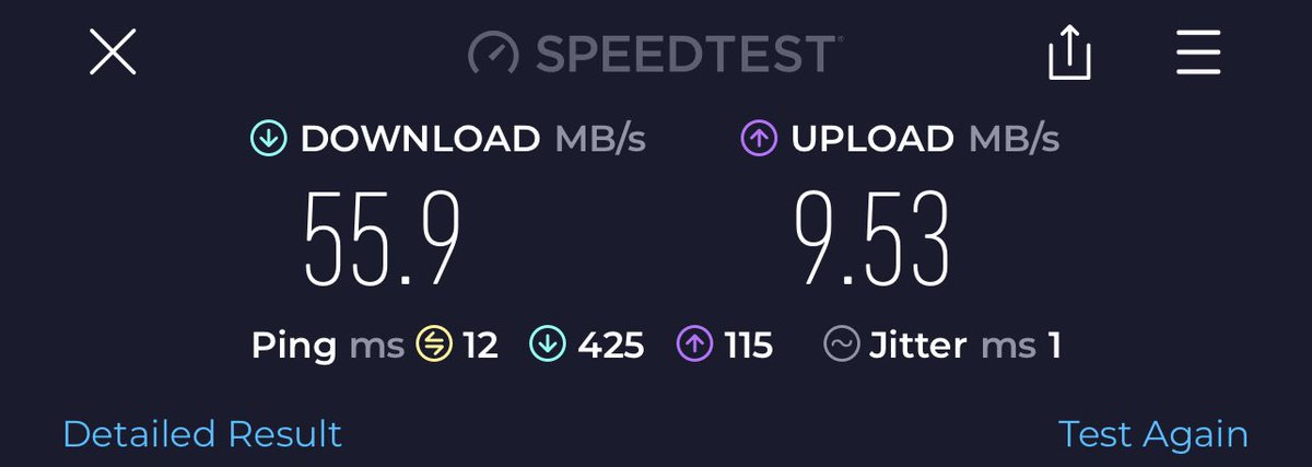 godopetza's tweet image. Kabla ya kununua huduma ya internet ni vyema kujua hizi terms

MBps Vs Mbps | MB vs Mb

MBps - Megabytes per second
Mbps - Megabits per second

1 MBps = 8 Mbps | 1MB = 8Mb

Ukiuziwa kasi ya 10Mbps basi ni sawa na 1.25MBps 

Hii ina maanisha unaweza pakua taarifa mtandaoni kwa…