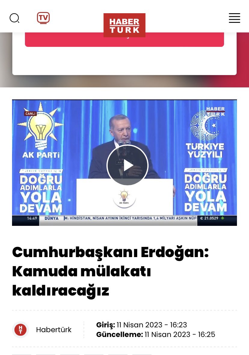 #MülakatKabulEdilemez <a href="/tcbestepe/">T.C. Cumhurbaşkanlığı</a> 
Sn. Cumhurbaşkanı'mız  11 Nisan 2023 tarihinde kamuda mülakatları kaldıracağız vaadinde bulundunuz.

Yeni Kabinede bulunan Sn.M.E.B. BKN.Yusuf TEKİN BEY ise mülakatların devam edeceğini açıkladı.
Bu açıklamadan haberiniz var mı dır?