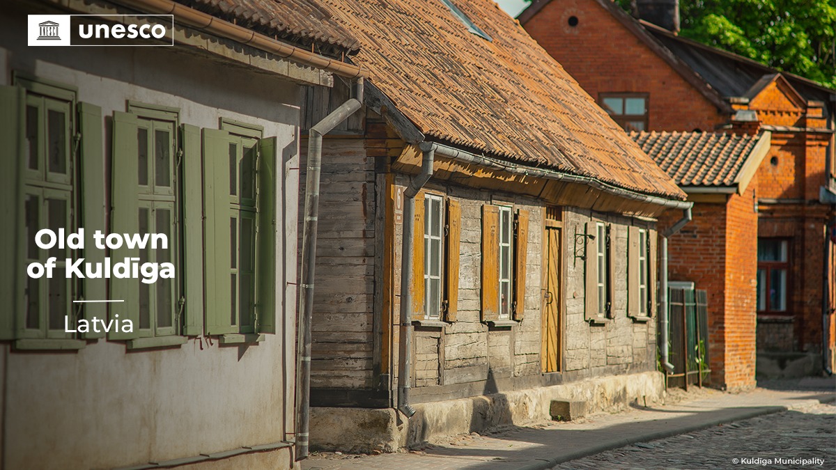 🔴BREAKING!

New inscription on the <a href="/UNESCO/">UNESCO 🏛️ #Education #Sciences #Culture 🇺🇳</a> #WorldHeritage List: Old town of Kuldīga, #Latvia 🇱🇻. Bravo! 👏👏 

➡️ on.unesco.org/45WHC #45WHC