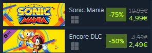 Sonic Mania - Encore DLC on Steam