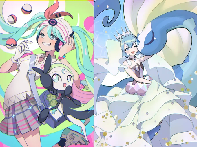 #ポケミク今まで描いた初音ミク&ポケモンまとめです。 