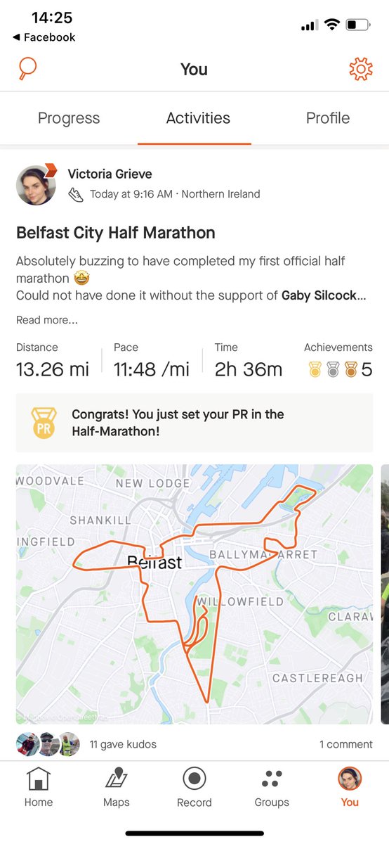 vickig1802's tweet photo. Super proud to have completed my first official half marathon today @marathonbcm great atmosphere & a great route!! Could not have done it without the support & encouragement of the #jogmoira team!🏃🏻♀️🖤💚
#firsthalfmarathon #buzzing #achievement #SelfCareSunday #lifegoalcompleted https://t.co/j9UFUHQyxt