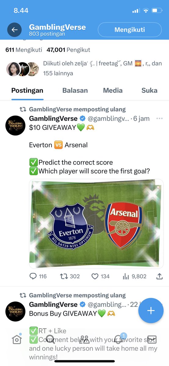 InezNovanny's tweet photo. @Fonspromo @HariMurti126646 @gamblingverse Done https://t.co/tzCpteguIs