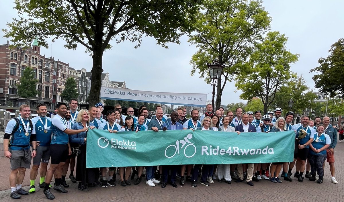 🚴‍♂️ #Ride4Rwanda Triumphs🎉! 
40 incredible cyclists 🏅, 500+ kms, 4 days of sheer determination &amp; an amazing outcome! We're thrilled to announce all of them crossed the finish line! #CyclingForACause #Hopeforall #Rwanda #Cancer #cervicalcancer #AccessForAll <a href="/Elekta/">Elekta</a>  <a href="/Elekta_Fdn/">Elekta Foundation</a>