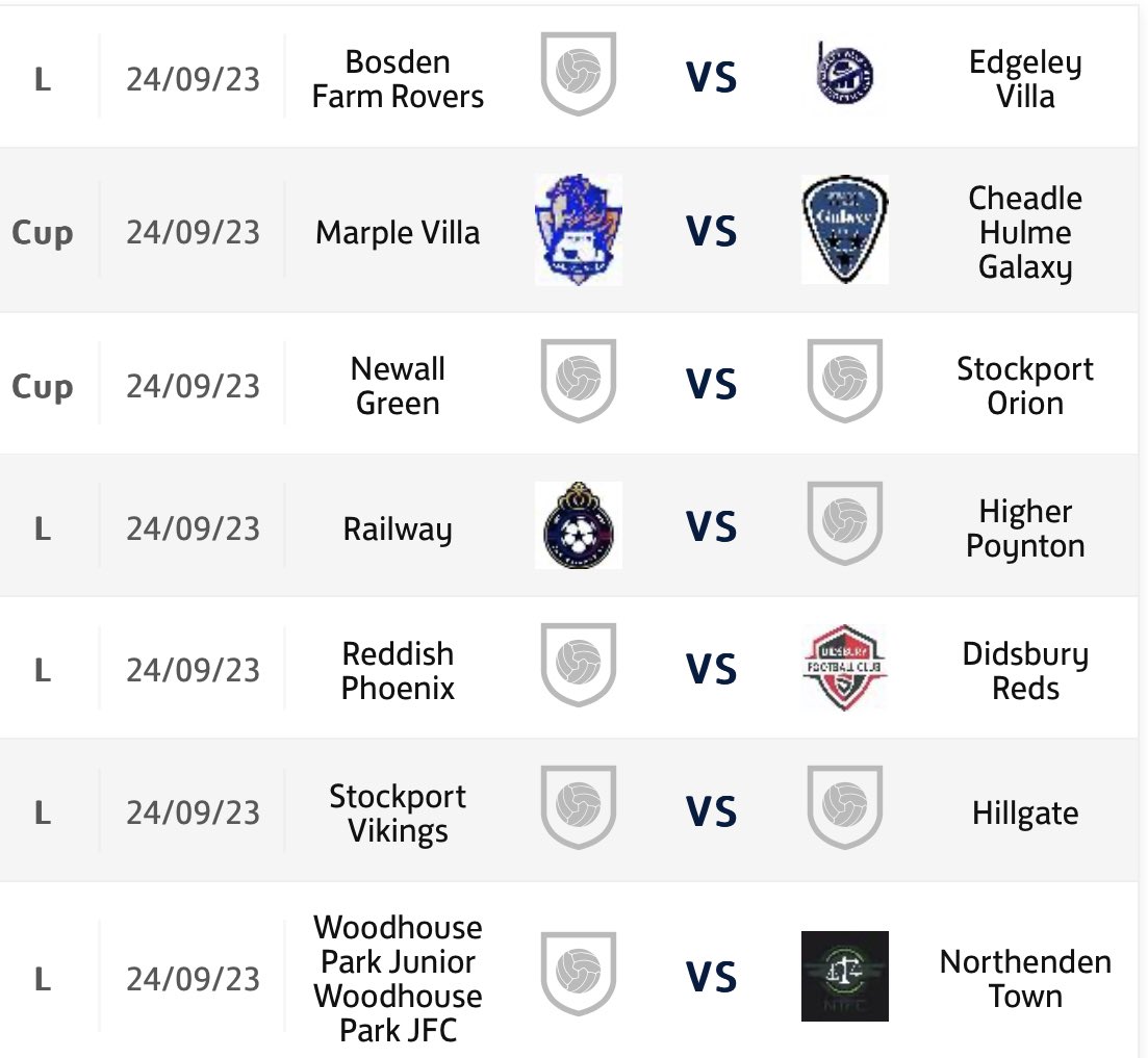 ⚽️ No game this week due to no referee.