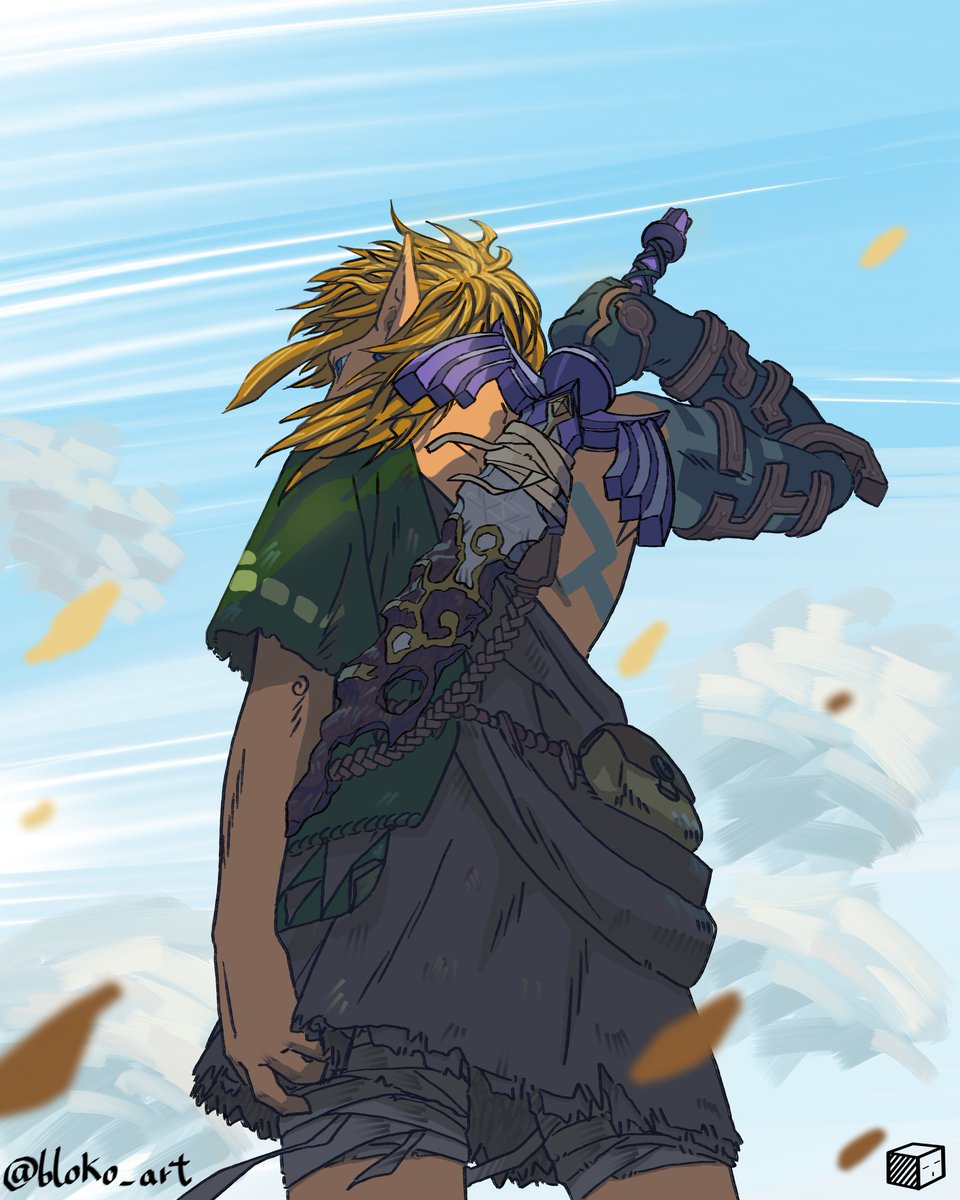 Bloko_'s tweet photo. Aquí va un fanart de Zelda Tears of the Kingdom. Últimamente lo estoy jugando y quería dibujar a Link.
#ZeldaTearsOfTheKingdom #ZeldaTOTK #TheLegendOfZelda #Fanarts #illustration https://t.co/nuLlzGAl5Y